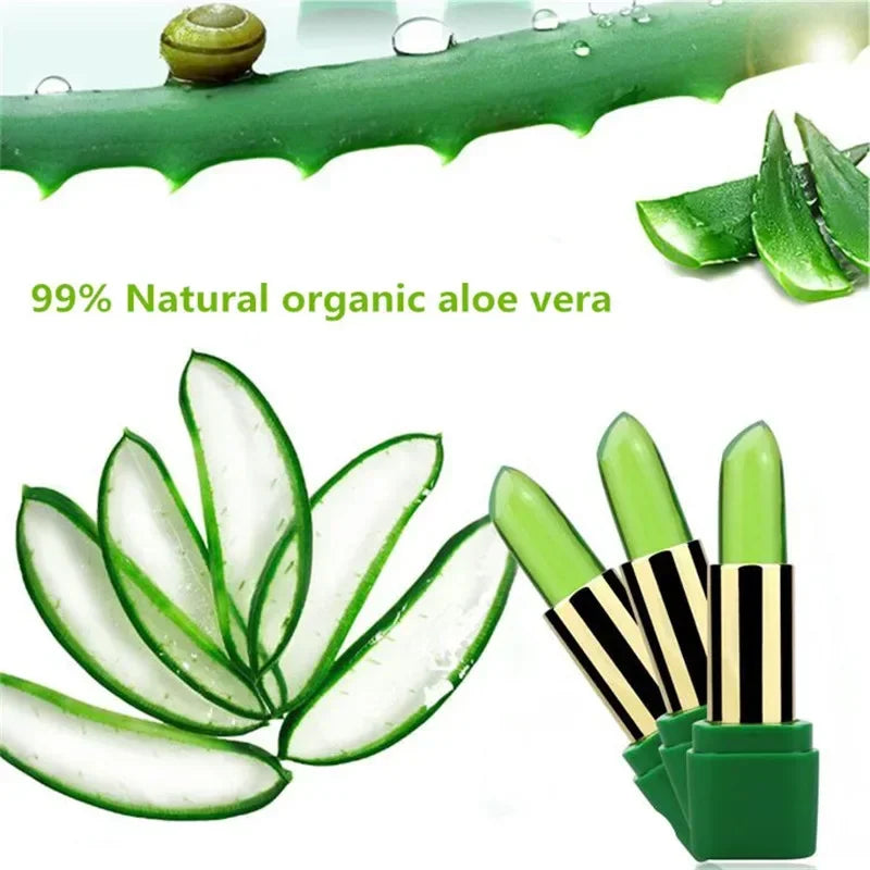 Lip Balm Magico che Cambia Colore - Formula Aloe Vera 99% Naturale
