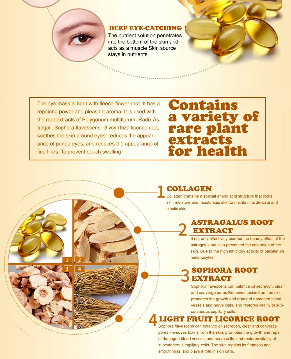 Maschere Occhi al Collagen (10 Paia) - Idratanti, Anti-Occhiaie e Anti-Età