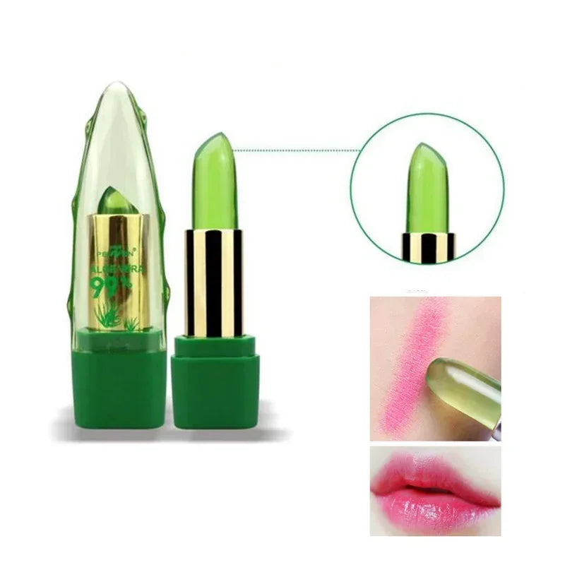 Lip Balm Magico che Cambia Colore - Formula Aloe Vera 99% Naturale