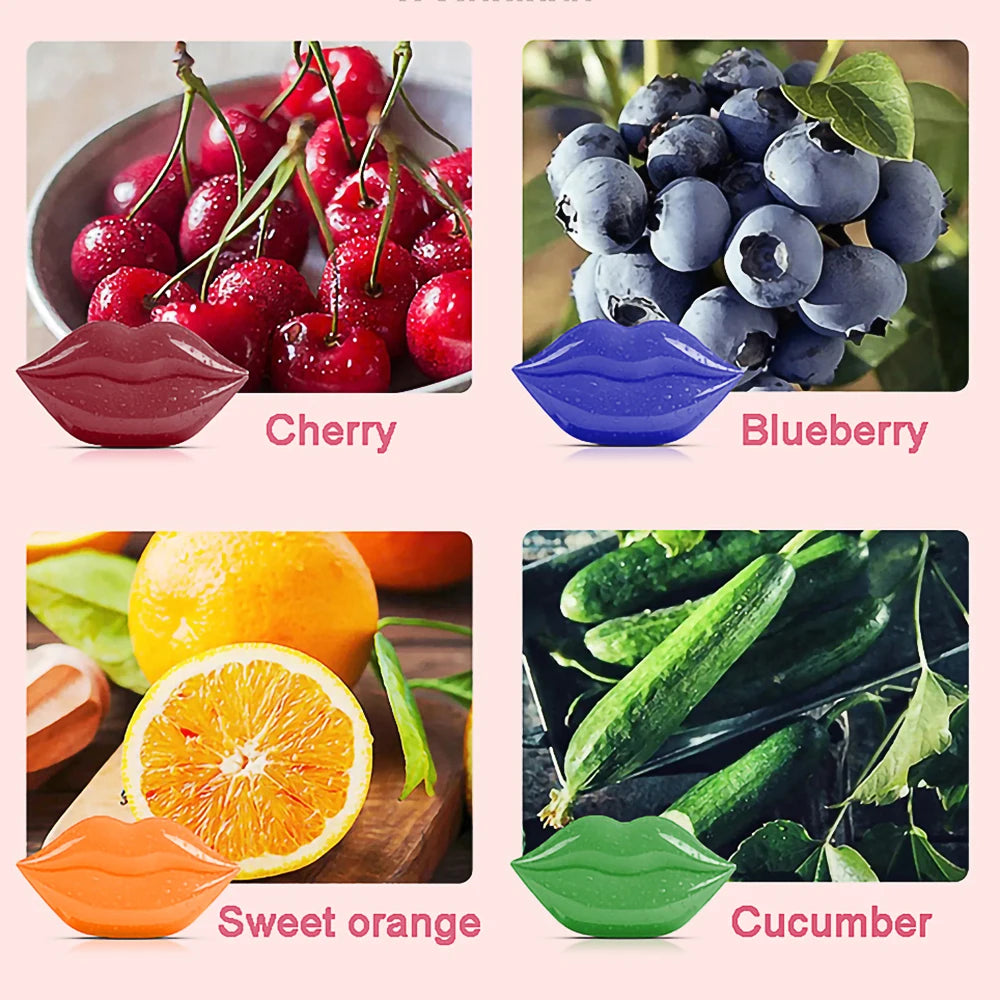Maschera Labbra Cherry Idratante, Antietà & Collagene - 20 Pezzi