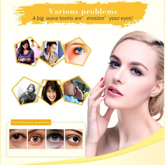 Maschere Occhi al Collagen (10 Paia) - Idratanti, Anti-Occhiaie e Anti-Età