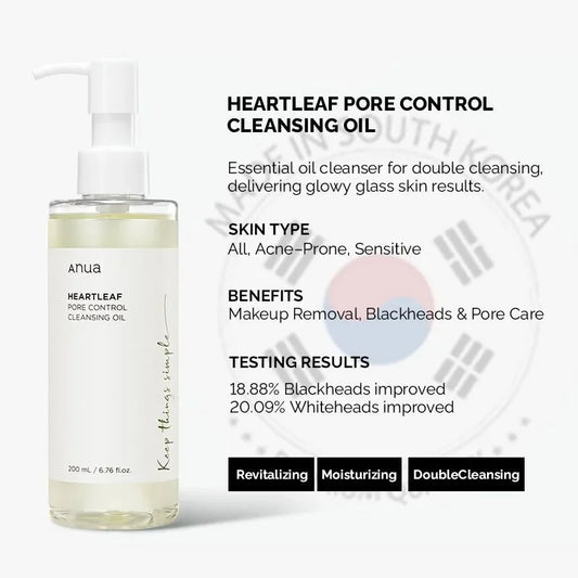 ANUA Heartleaf Pore Control Cleansing Oil 200 ml
