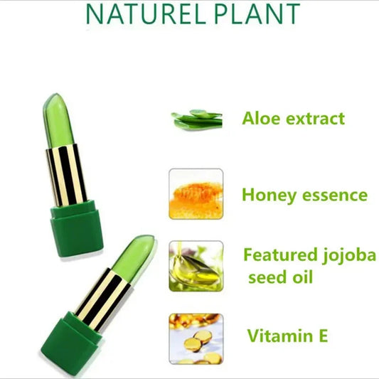 Lip Balm Magico che Cambia Colore - Formula Aloe Vera 99% Naturale