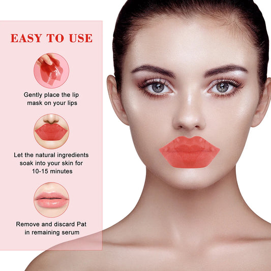 Maschera Labbra Cherry Idratante, Antietà & Collagene - 20 Pezzi